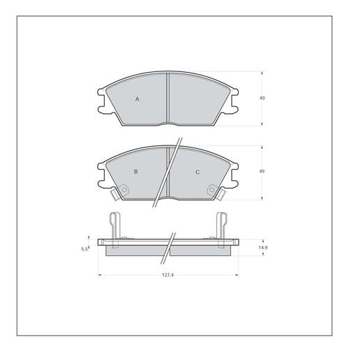 Tarox Strada Brake Pads - Front for Hyundai Accent