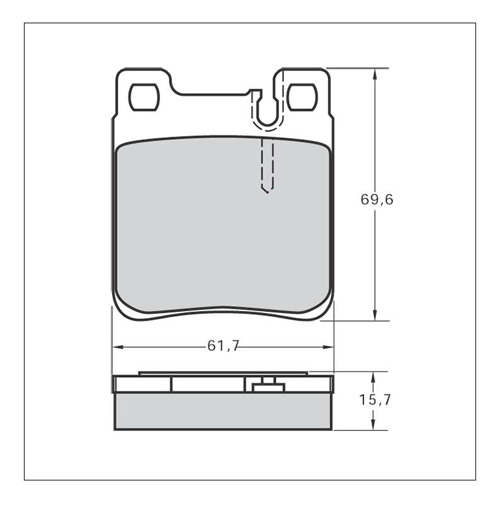 Tarox Strada Brake Pads - Rear for Mercedes S-Class
