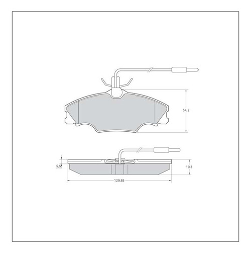 Tarox Strada Brake Pads - Front for Peugeot 406