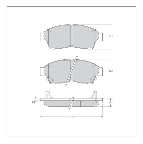 Tarox Strada Brake Pads - Front for Toyota Celica