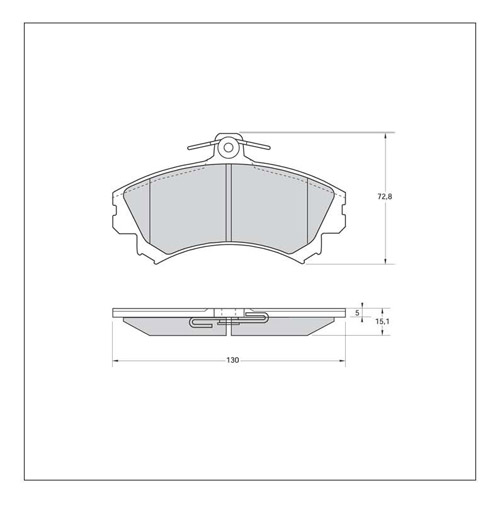 Tarox Strada Brake Pads - Front for Volvo V40