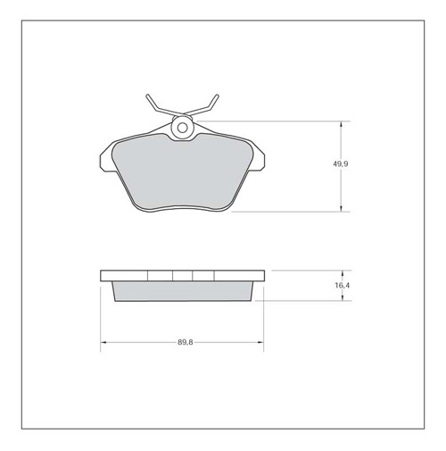 Tarox Corsa Brake Pads - Rear for Alfa Romeo 166