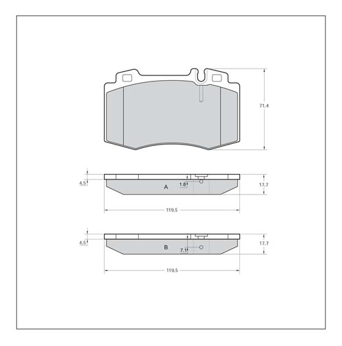 Tarox Strada Brake Pads - Front for Mercedes S-Class
