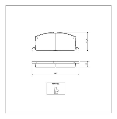 Tarox Strada Brake Pads - Front for Toyota Celica