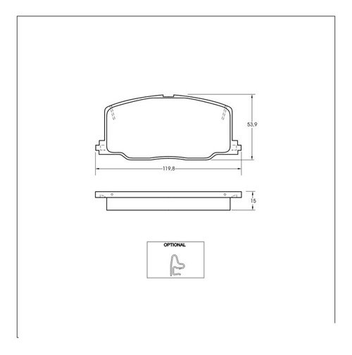 Tarox Strada Brake Pads - Front for Toyota Celica
