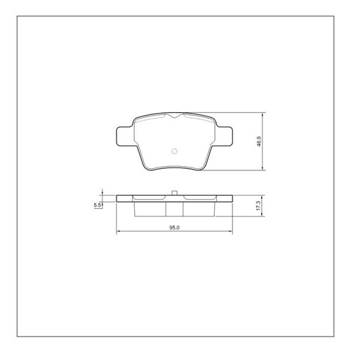 Tarox Strada Brake Pads - Rear for Citroen C4