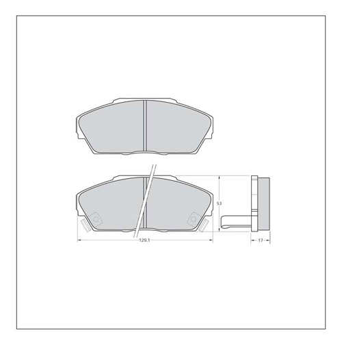 Tarox Strada Brake Pads - Front for Honda Accord