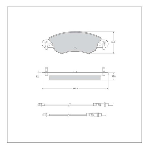 Tarox Strada Brake Pads - Front for Citroen C5