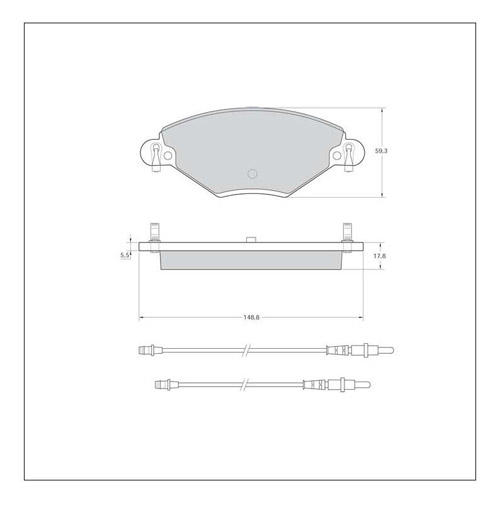 Tarox Strada Brake Pads - Front for Citroen Xantia