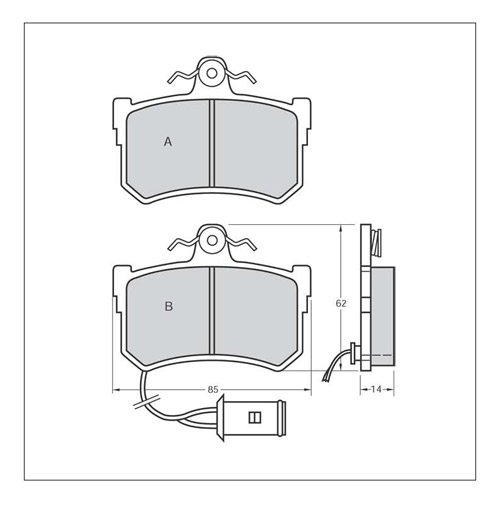 Tarox Strada Brake Pads - Rear for Honda Legend