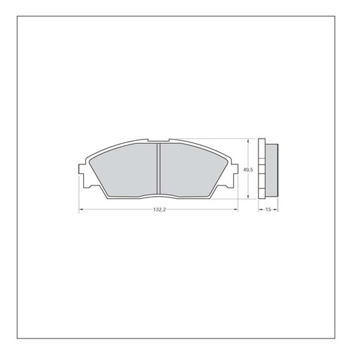 Tarox Strada Brake Pads - Front for Honda Civic Mk 6