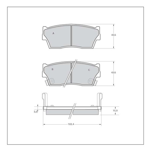 Tarox Strada Brake Pads - Front for Suzuki Vitara