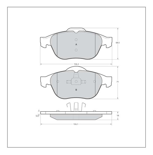 Tarox Strada Brake Pads - Front for Renault Espace
