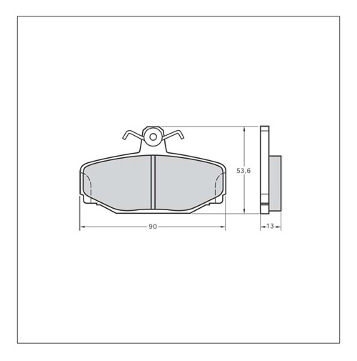 Tarox Strada Brake Pads - Rear for Volvo S90