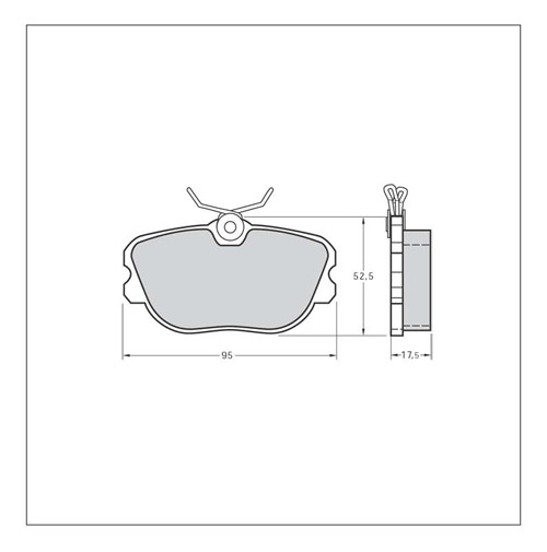 Tarox Strada Brake Pads - Front for Saab 900
