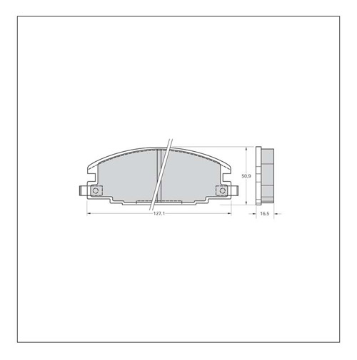 Tarox Strada Brake Pads - Front for Vauxhall Frontera