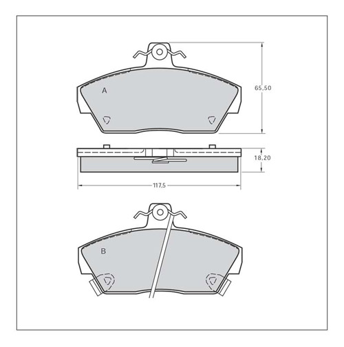 Tarox Strada Brake Pads - Front for Rover 400