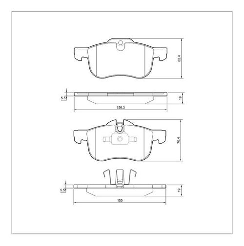 Tarox Strada Brake Pads - Front for Rover 75