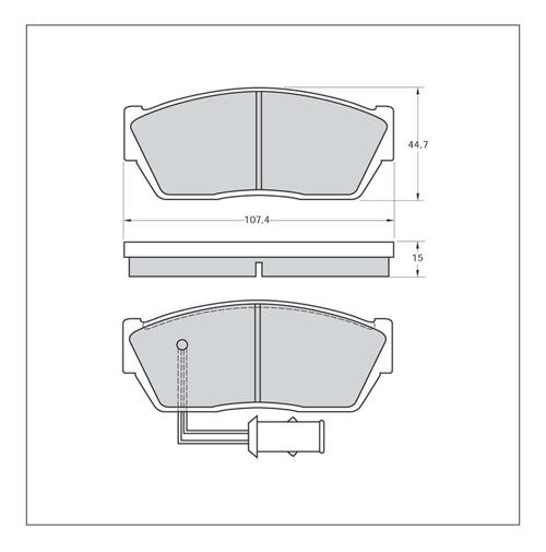Tarox Strada Brake Pads - Front for Rover 200