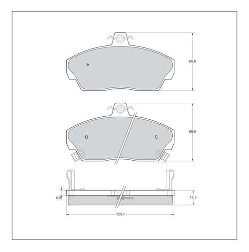 Tarox Strada Brake Pads - Front for Rover 25