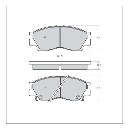 Tarox Strada Brake Pads - Front for Mitsubishi Eclipse
