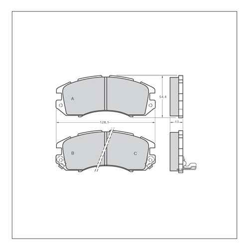 Tarox Strada Brake Pads - Front for Subaru Impreza Mk 2