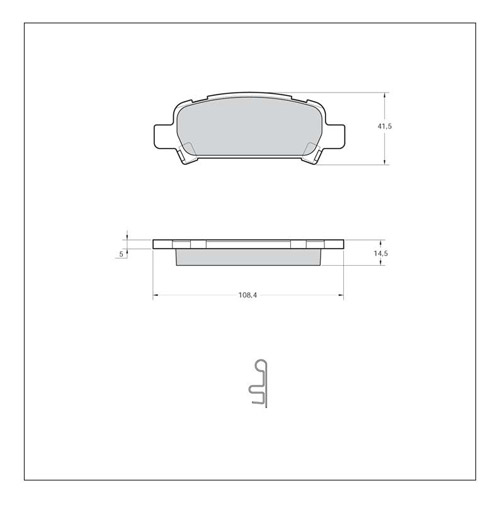 Tarox Corsa Brake Pads - Rear for Subaru Legacy