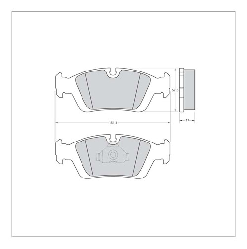 Tarox Corsa Brake Pads - Front for BMW 3 Series (E36)