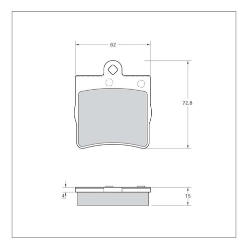 Tarox Strada Brake Pads - Rear for Mercedes C-Class