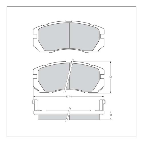 Tarox Strada Brake Pads - Front for Subaru Legacy