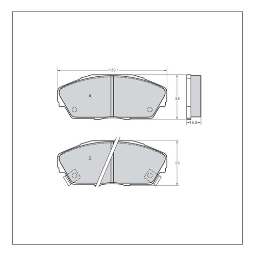 Tarox Corsa Brake Pads - Front for Honda Legend