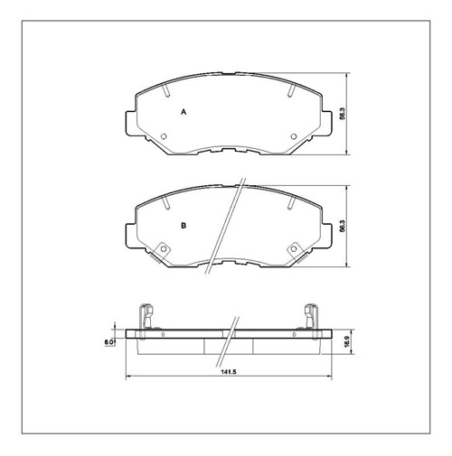 Tarox Strada Brake Pads - Front for Honda CR-V