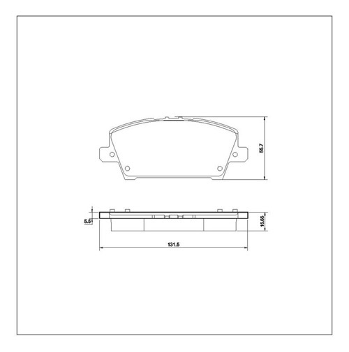 Tarox Strada Brake Pads - Front for Honda Civic Mk 8