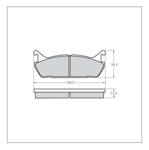 Tarox Strada Brake Pads - Rear for Mazda MX-5