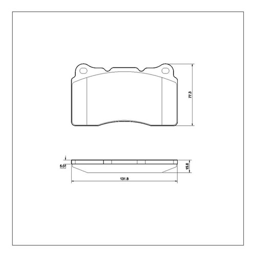Tarox Corsa Brake Pads - Front for Peugeot 607