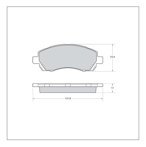 Tarox Corsa Brake Pads - Front for Subaru Impreza Mk 1