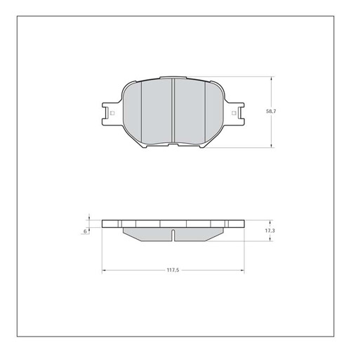 Tarox Strada Brake Pads - Front for Toyota Celica