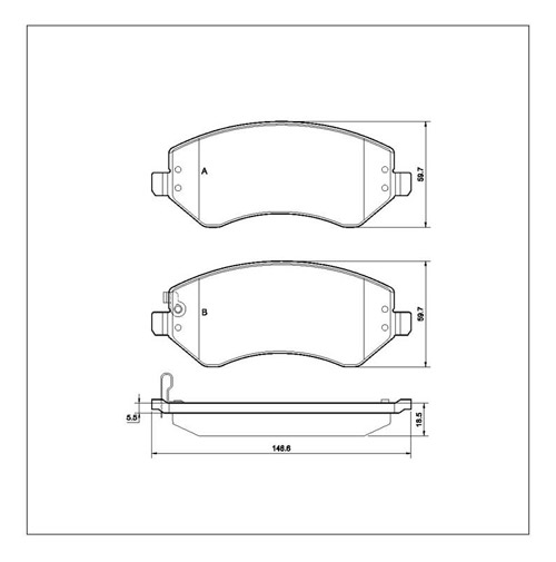 Tarox Strada Brake Pads - Front for Jeep Grand Cherokee