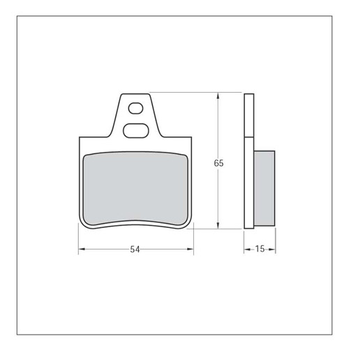 Tarox Strada Brake Pads - Rear for Citroen Xantia