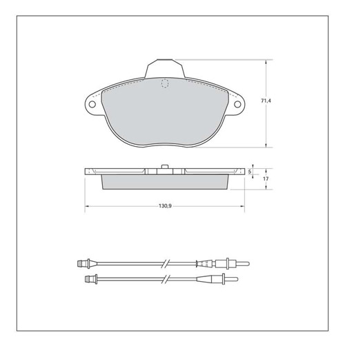 Tarox Strada Brake Pads - Front for Citroen Xantia