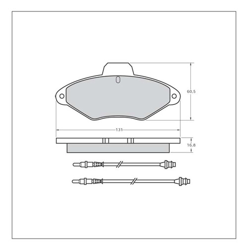 Tarox Strada Brake Pads - Front for Citroen Xantia
