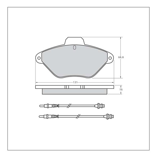 Tarox Strada Brake Pads - Front for Citroen Saxo