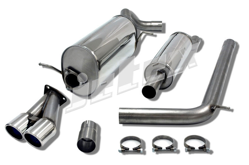 Jetex Stainless Steel Exhaust System for Skoda Fabia Mk 2 (5J)