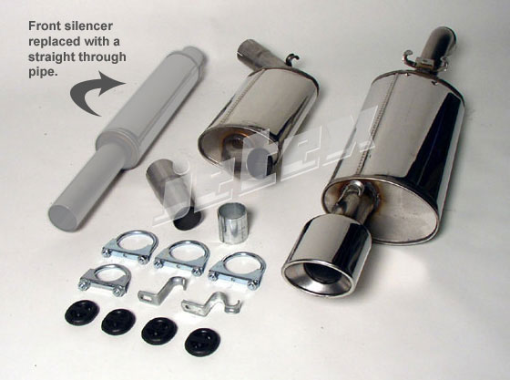 Jetex Stainless Steel Exhaust System for VW Corrado