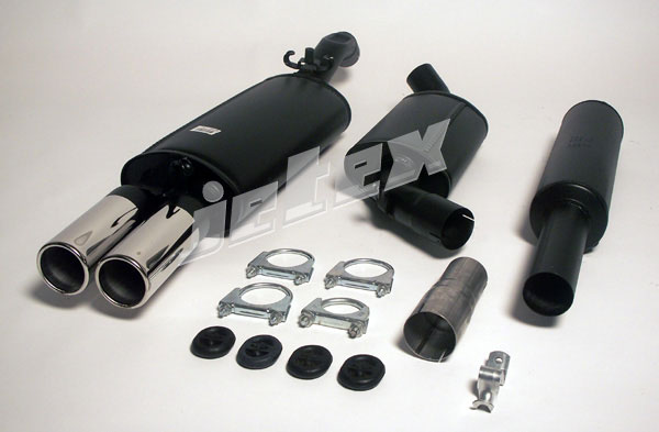 Jetex Mild Steel Exhaust System for VW Golf Mk 2 (1G)