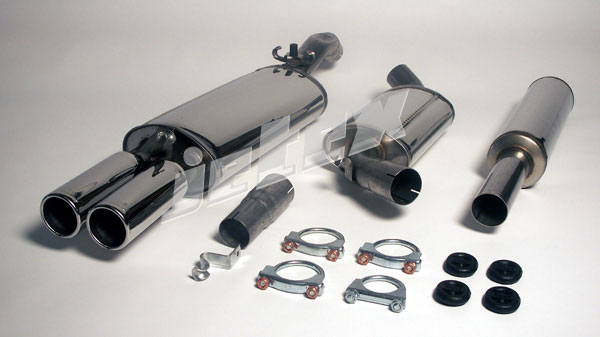 Jetex Stainless Steel Exhaust System for VW Golf Mk 2 (1G)