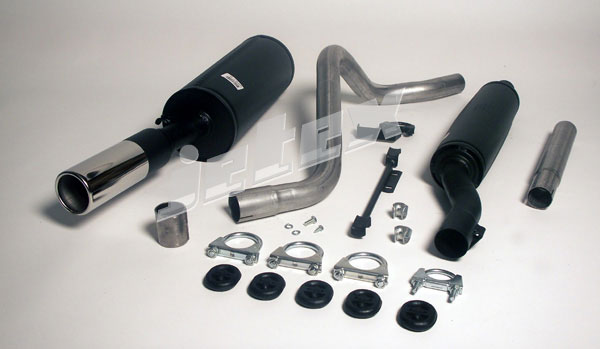 Jetex Mild Steel Exhaust System for VW Golf Mk 2 (1G)