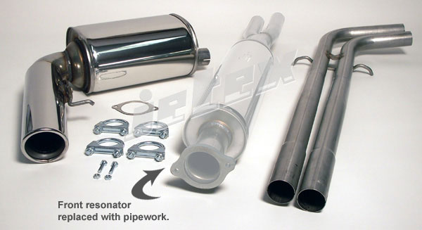 Jetex Stainless Steel Exhaust System for Volvo S60