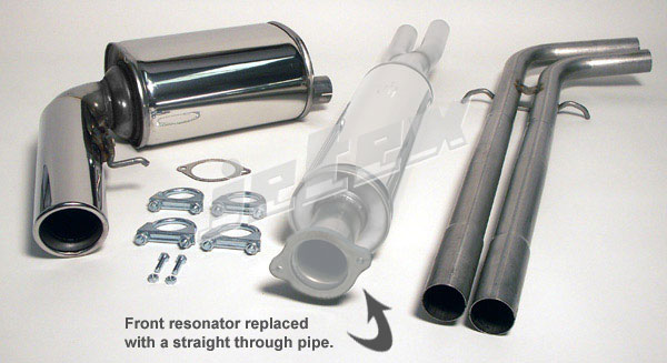 Jetex Stainless Steel Exhaust System for Volvo V70