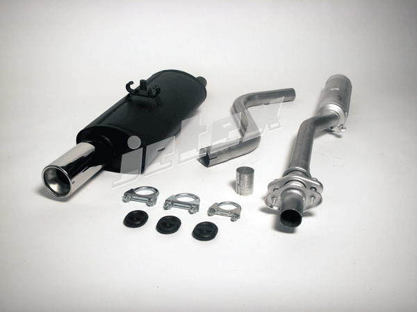 Jetex Mild Steel Exhaust System for VW Polo Mk 2 (86C)